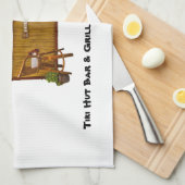 Tiki Hut Bar Towel Theedoek (Quarter Fold)
