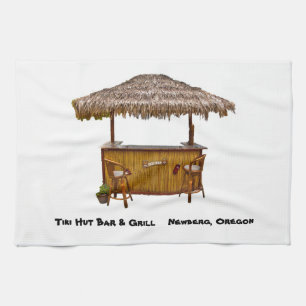 Tiki Hut Bar Towel Theedoek