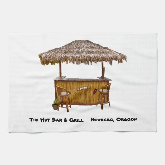 Tiki Hut Bar Towel Theedoek (Horizontaal)