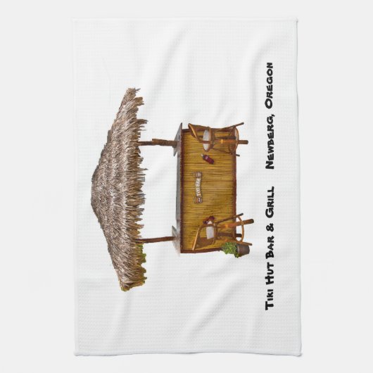 Tiki Hut Bar Towel Theedoek (Verticaal)