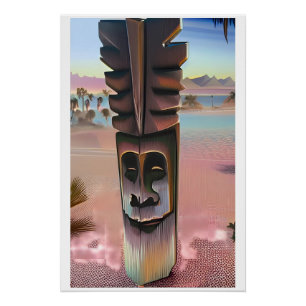 Tiki-illusies Perfect Poster