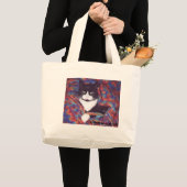 "Tiki in Doug's Afghan" Grote Tote Bag (Voorkant (product))