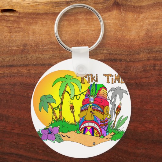 TIKI Island TIME Sleutelhanger (Voorkant)