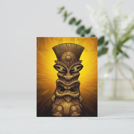 Tiki kaart voor kunstwerk (Staand voorkant)