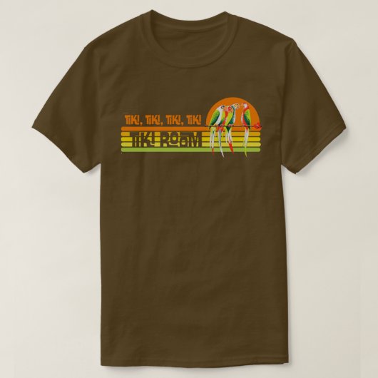 Tiki Kamer  Retro T-shirt (Design voorkant)