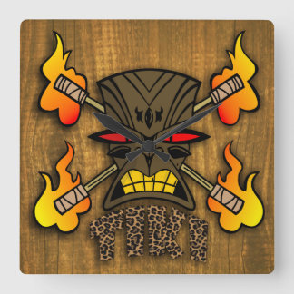 Tiki Kcustom Vierkante Klok