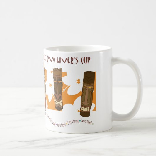 Tiki Koffiekkoffie: Java Lover Koffiemok (Rechts)