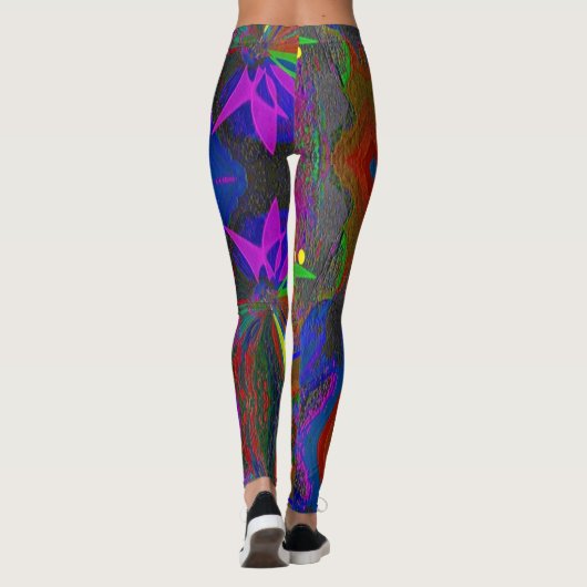 "Tiki"-Leggings Leggings (Achterkant)