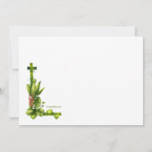 Tiki Lijst Birthday Party Kaart (Achterkant)