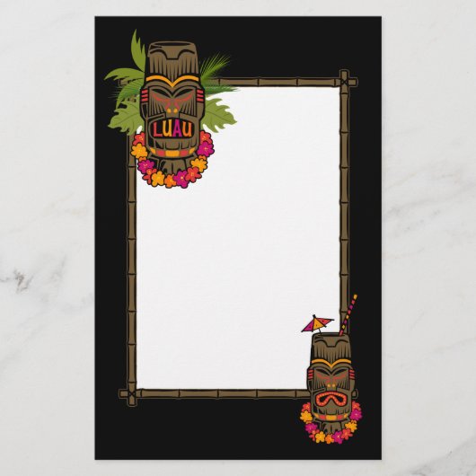 Tiki Luau Briefpapier (Voorkant)