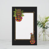 Tiki Luau Briefpapier (Staand voorkant)