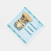 Tiki Luau Hawaiian Big Kahuna Party Servet (Hoek)