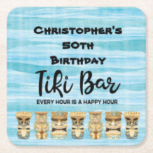 Tiki Luau Island Beach Birthday