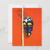 TIKI LUAU SURVIVOR THEMED Birthday party INVITE Kaart (Voorkant)