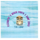 Tiki Luau Tropisch Eiland strand Servet