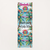 tiki luau tropisch eiland strand Yoga Mat (Voorkant)