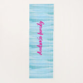 tiki luau tropisch eiland strand Yoga Mat (Achterkant)