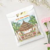 Tiki Luau | Tropisch strand Bedankzakje (Gezegeld)