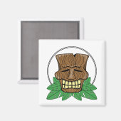 Tiki Magnet - Schedel Masker (Voorkant / Achterkant)