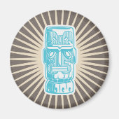 Tiki Man Blue Magneet (Voorkant)