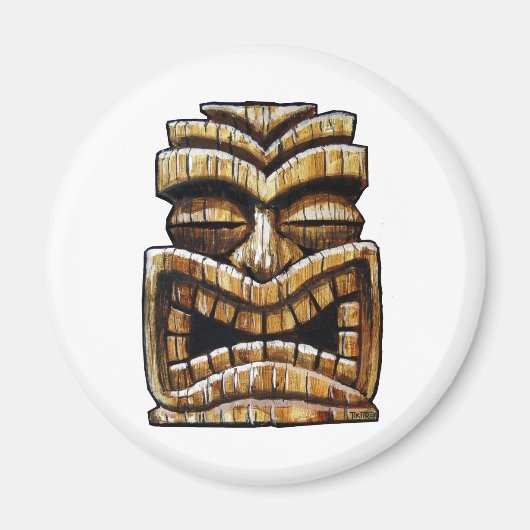Tiki Man Magneet (Voorkant)