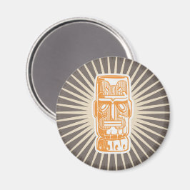 Tiki Man Orange Magneet