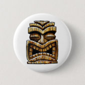 Tiki Man Ronde Button 5,7 Cm (Voorkant)
