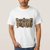 Tiki Mannen Shirt (Voorkant)