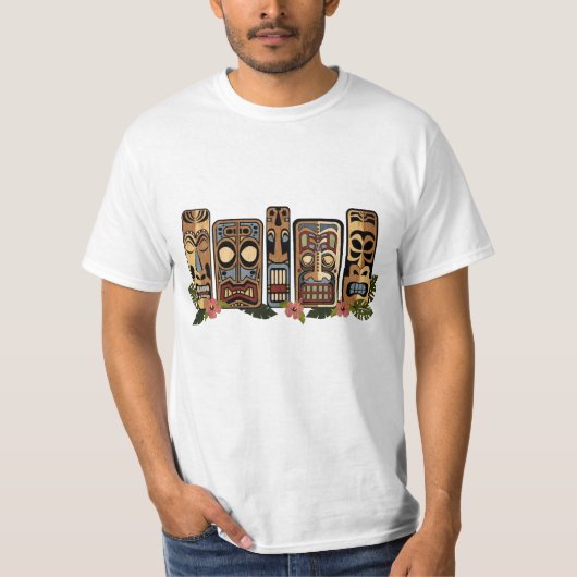 Tiki Mannen Shirt (Voorkant)