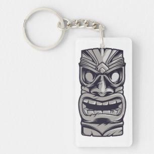 Tiki Mask Chill Sleutelhanger