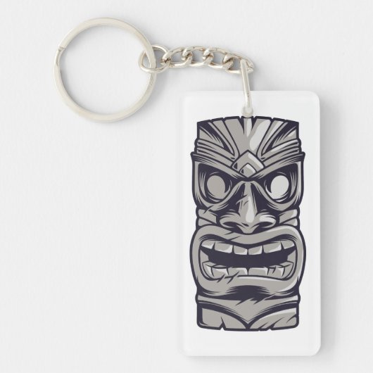 Tiki Mask Chill Sleutelhanger (Voorkant)