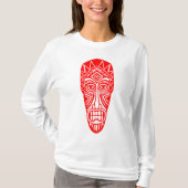 Tiki Mask II - Red T-shirt (Voorkant)