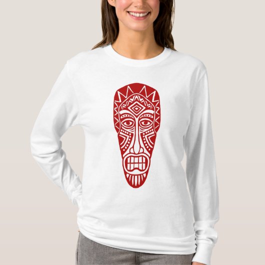 Tiki Mask II - Ruby Red T-shirt (Voorkant)