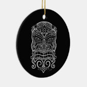 Tiki Mask Keramisch Ornament (Rechts)