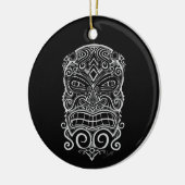 Tiki Mask Keramisch Ornament (Links)
