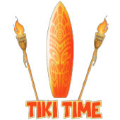 Tiki Mask met textuur T-shirt