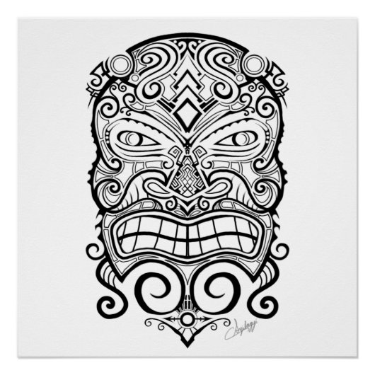 Tiki Mask Perfect Poster (Voorkant)