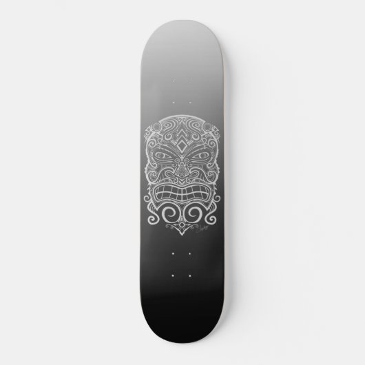 Tiki Mask Persoonlijk Skateboard (Voorkant)