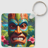 Tiki Mask Sleutelhanger (Achterkant)