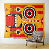 Tiki Mask Wandkleed (In Situ (horizontaal))