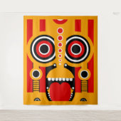 Tiki Mask Wandkleed (Voorkant)