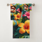 Tiki Masker Bad Handdoek (Insitu)