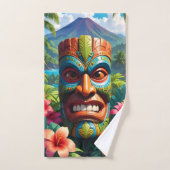 Tiki Masker Bad Handdoek (Handdoek)