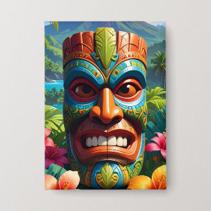 Tiki-masker Button