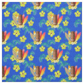 Tiki-masker en surfplanken stof (Swatch)