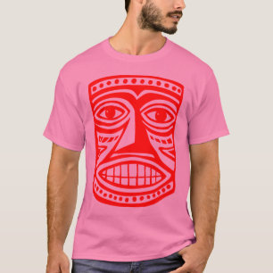 Tiki Masker III - Rood T-shirt