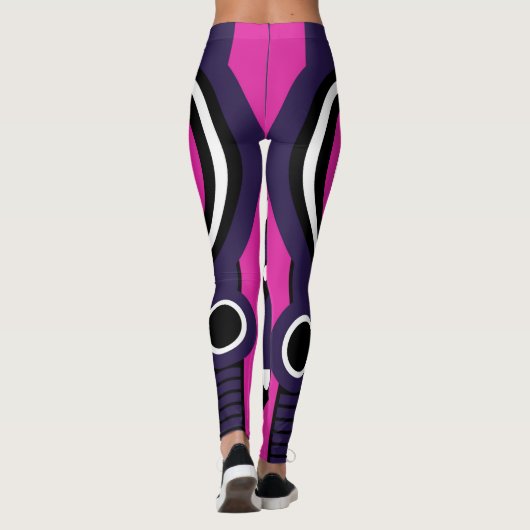 Tiki-masker Leggings (Achterkant)