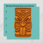 Tiki Masker Maïs Hole Set Kaart (Voorkant / Achterkant)