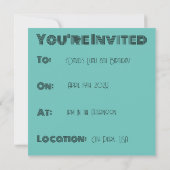 Tiki Masker Maïs Hole Set Kaart (Achterkant)