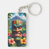 Tiki-masker Sleutelhanger (achterkant)